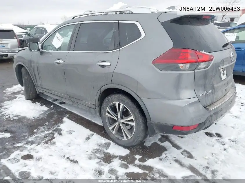 JN8AT2MT2LW006433 2020 Nissan Rogue Sv Fwd