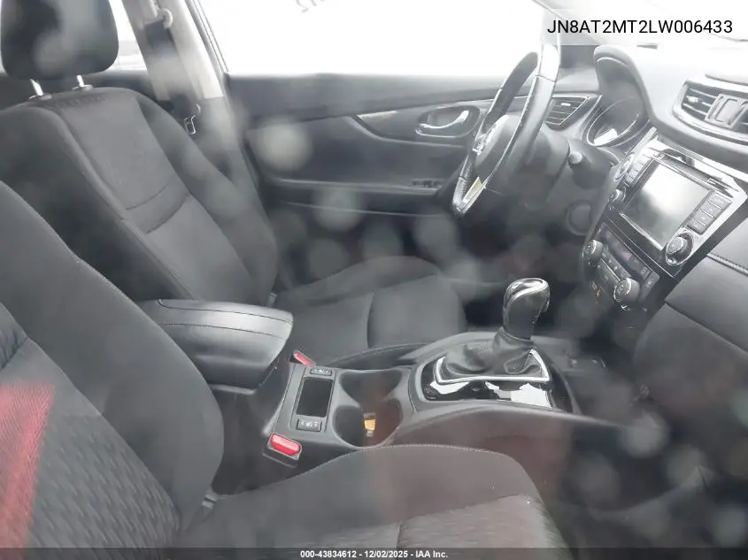 JN8AT2MT2LW006433 2020 Nissan Rogue Sv Fwd
