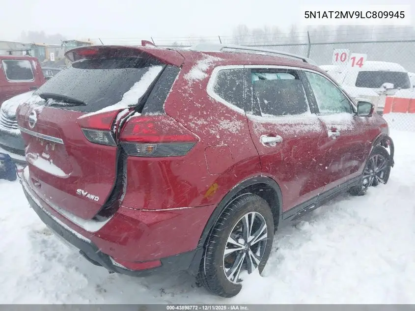 5N1AT2MV9LC809945 2020 Nissan Rogue Sv Intelligent Awd