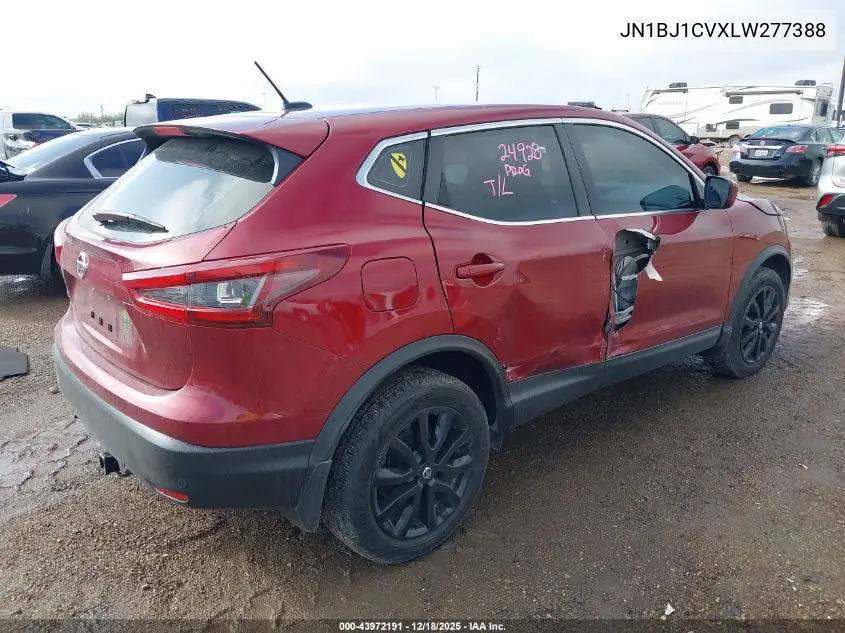 JN1BJ1CVXLW277388 2020 Nissan Rogue Sport S Fwd Xtronic Cvt