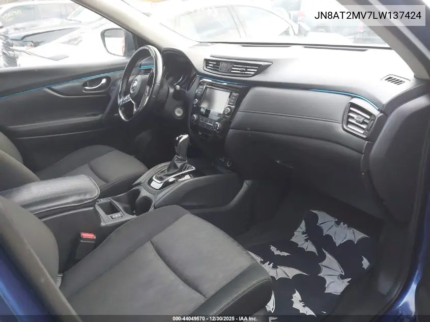 JN8AT2MV7LW137424 2020 Nissan Rogue S Intelligent Awd