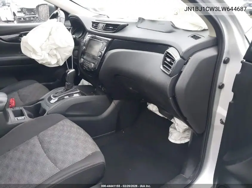 JN1BJ1CW3LW644687 2020 Nissan Rogue Sport Sv Awd Xtronic Cvt
