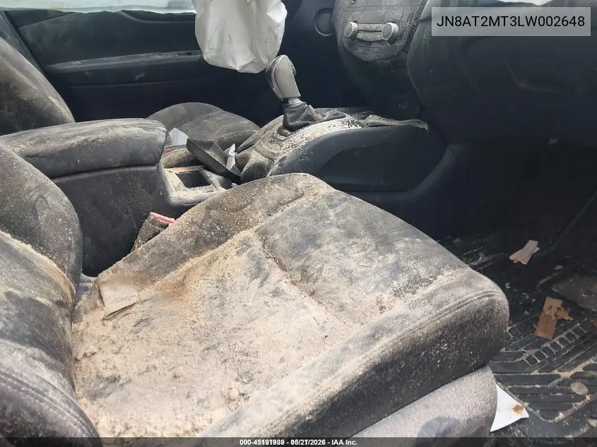 JN8AT2MT3LW002648 2020 Nissan Rogue Sv Fwd