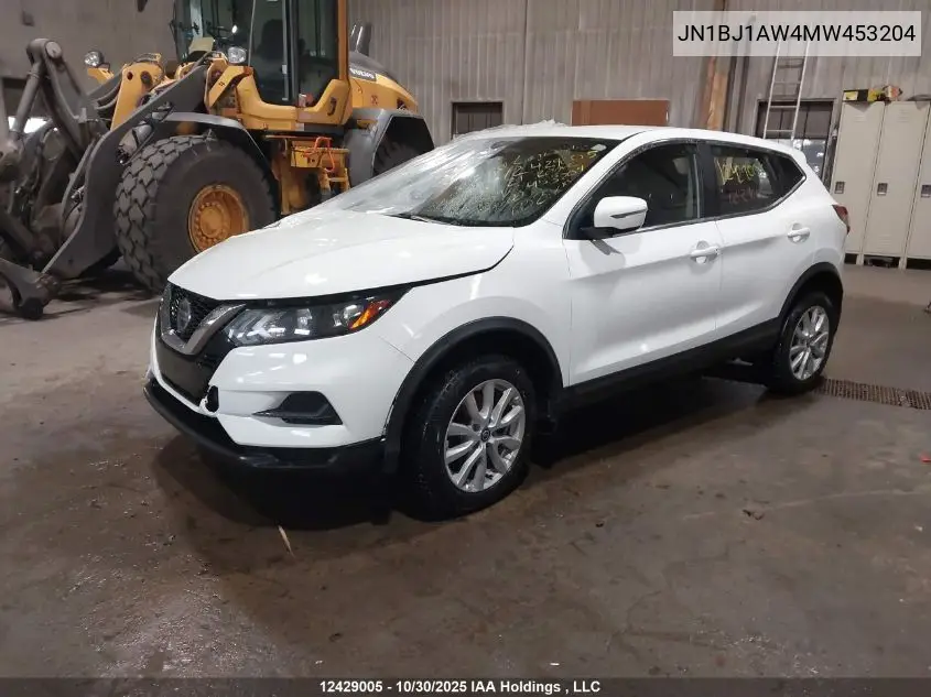 JN1BJ1AW4MW453204 2021 Nissan Rogue Sport S