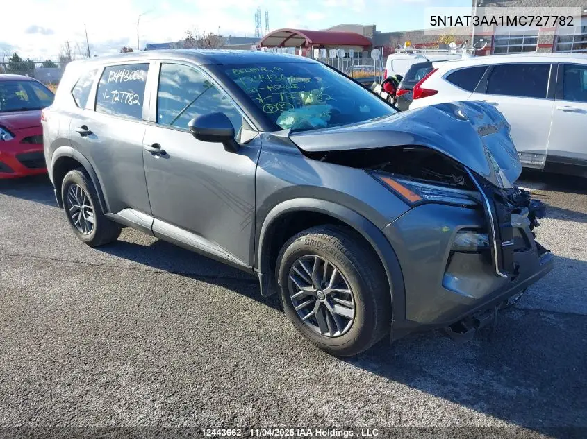 5N1AT3AA1MC727782 2021 Nissan Rogue
