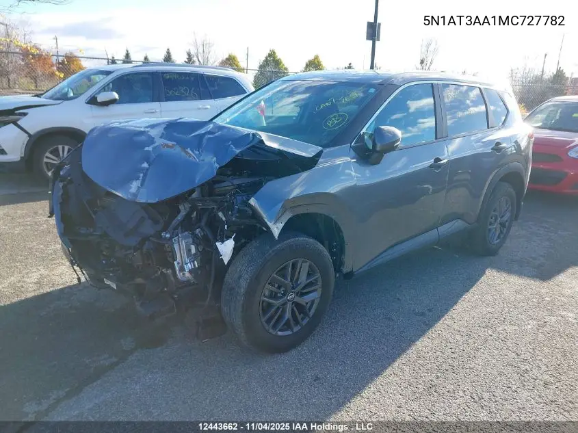 5N1AT3AA1MC727782 2021 Nissan Rogue