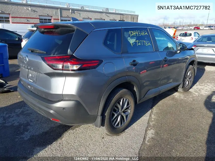 5N1AT3AA1MC727782 2021 Nissan Rogue