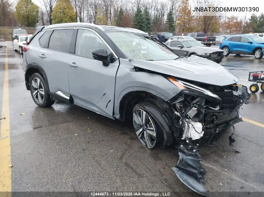 JN8AT3DD6MW301390 2021 Nissan Rogue