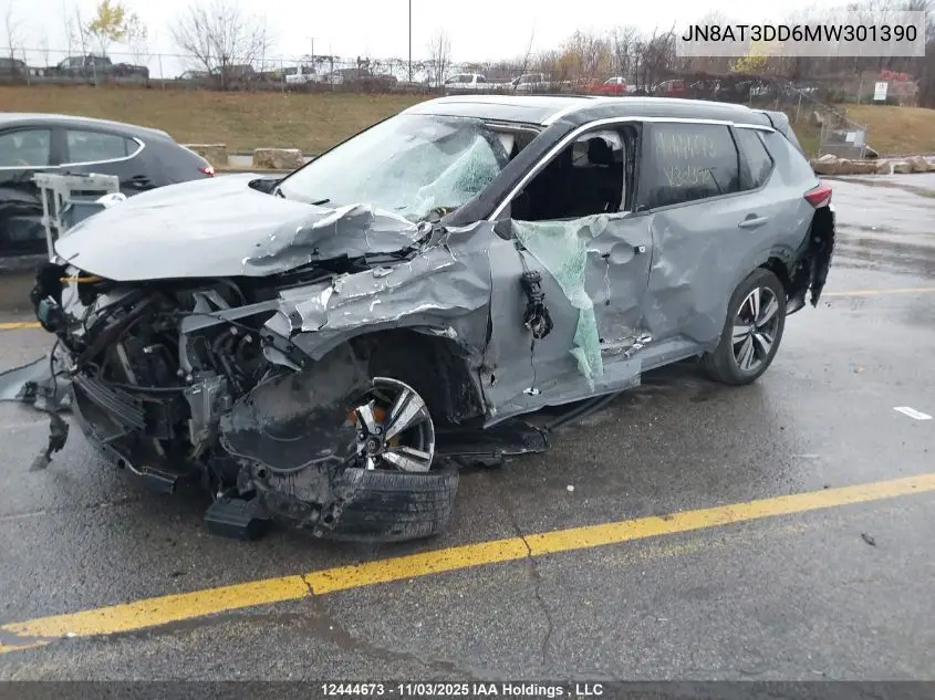 JN8AT3DD6MW301390 2021 Nissan Rogue
