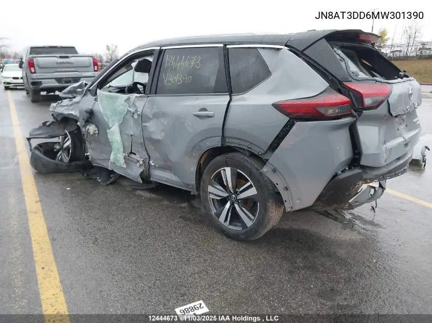 JN8AT3DD6MW301390 2021 Nissan Rogue