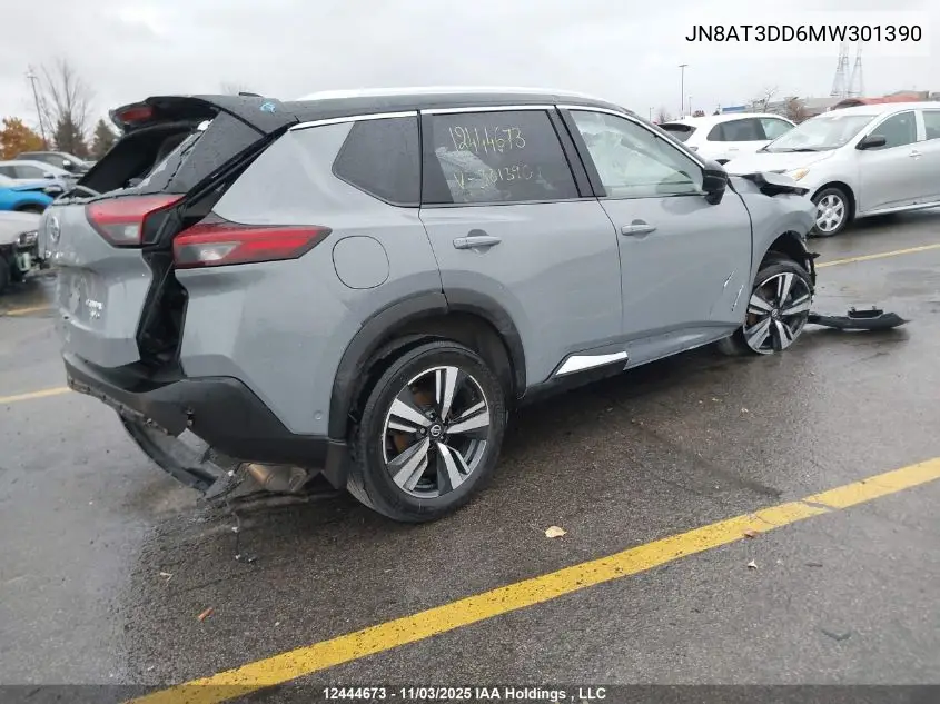 JN8AT3DD6MW301390 2021 Nissan Rogue