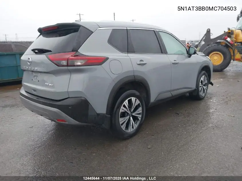 5N1AT3BB0MC704503 2021 Nissan Rogue