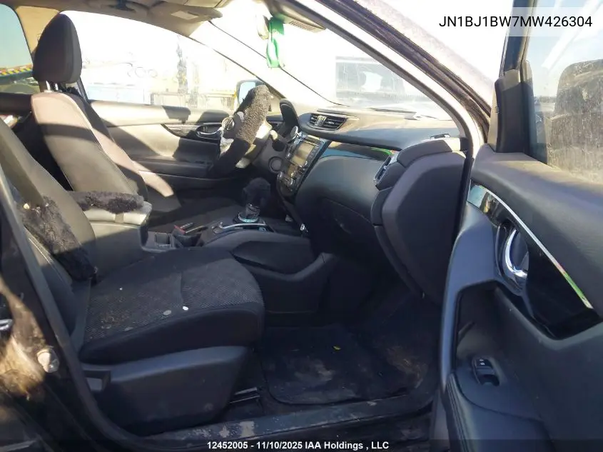 JN1BJ1BW7MW426304 2021 Nissan Rogue Sport Sv