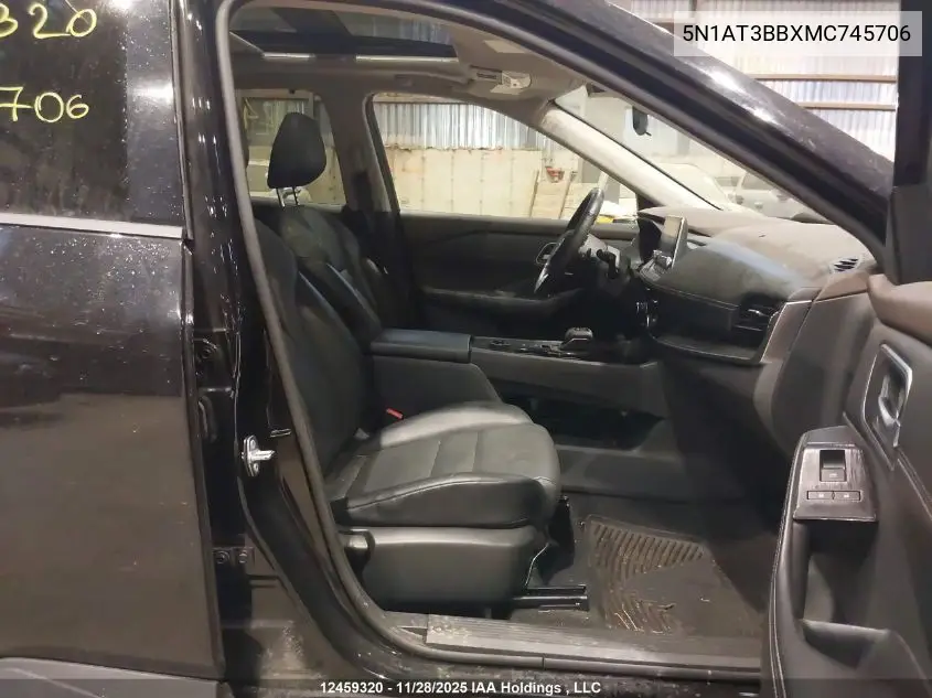 5N1AT3BBXMC745706 2021 Nissan Rogue Sv