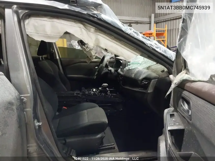 5N1AT3BB0MC745939 2021 Nissan Rogue Sv