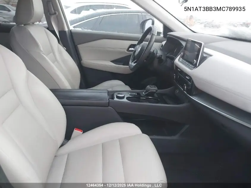 5N1AT3BB3MC789935 2021 Nissan Rogue Sv