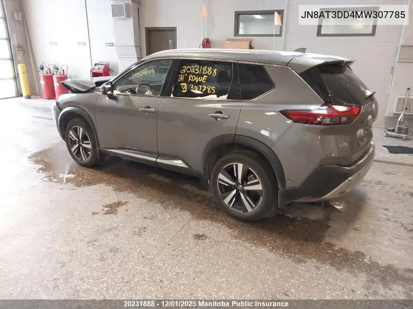 JN8AT3DD4MW307785 2021 Nissan Rogue Platinum