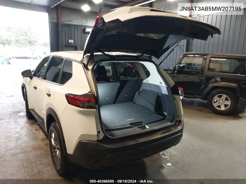 JN8AT3AB5MW207195 2021 Nissan Rogue S Intelligent Awd