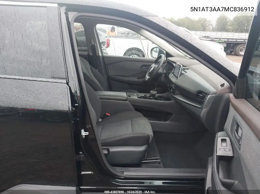 5N1AT3AA7MC836912 2021 Nissan Rogue S Fwd