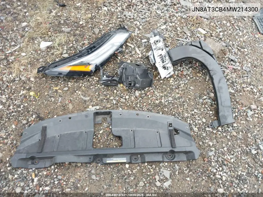 JN8AT3CB4MW214300 2021 Nissan Rogue Sl Intelligent Awd