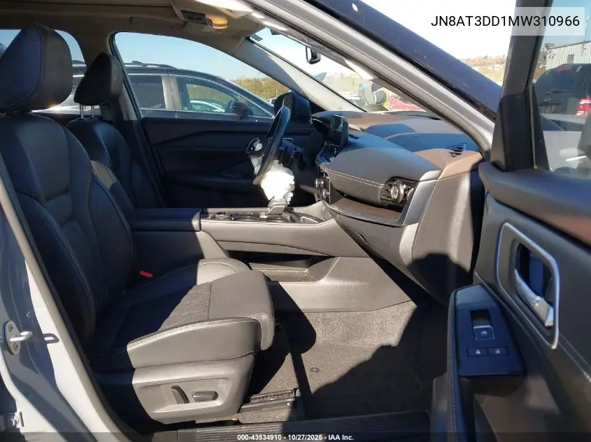 JN8AT3DD1MW310966 2021 Nissan Rogue Platinum Intelligent Awd