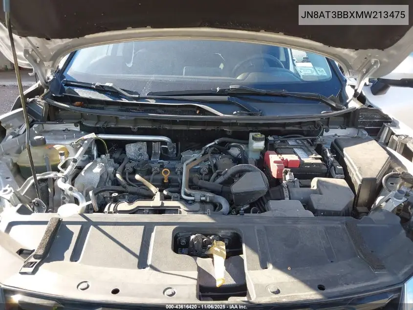 JN8AT3BBXMW213475 2021 Nissan Rogue Sv Intelligent Awd