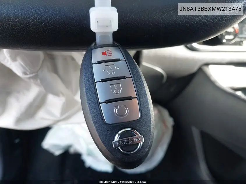 JN8AT3BBXMW213475 2021 Nissan Rogue Sv Intelligent Awd