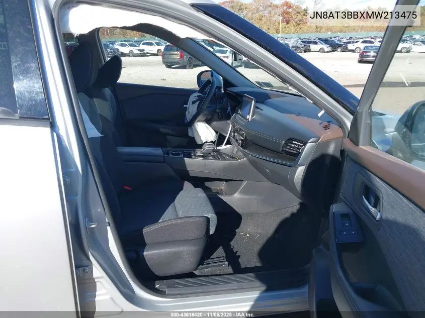 JN8AT3BBXMW213475 2021 Nissan Rogue Sv Intelligent Awd