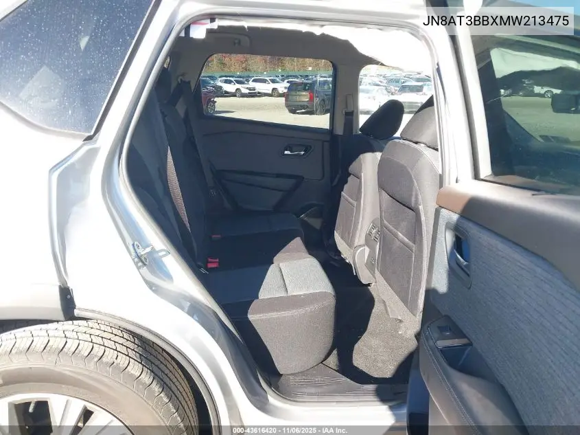 JN8AT3BBXMW213475 2021 Nissan Rogue Sv Intelligent Awd