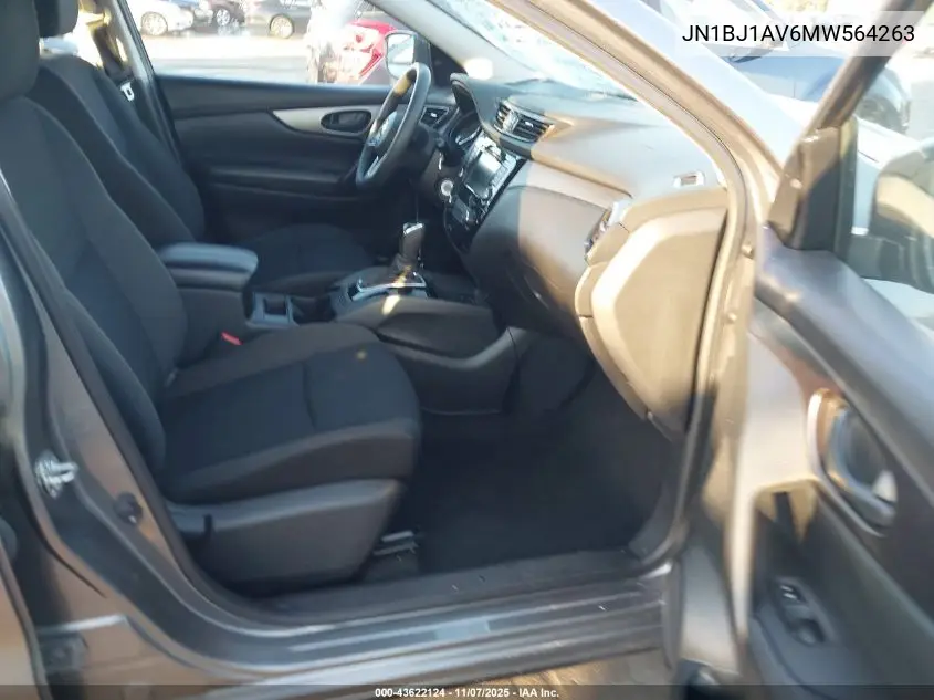 JN1BJ1AV6MW564263 2021 Nissan Rogue Sport S Fwd Xtronic Cvt