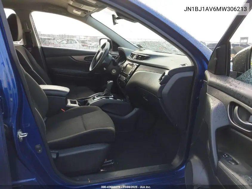 JN1BJ1AV6MW306213 2021 Nissan Rogue Sport S Fwd Xtronic Cvt