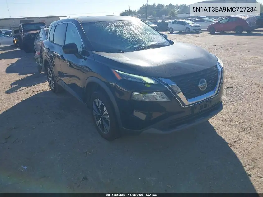 5N1AT3BA9MC727284 2021 Nissan Rogue Sv Fwd