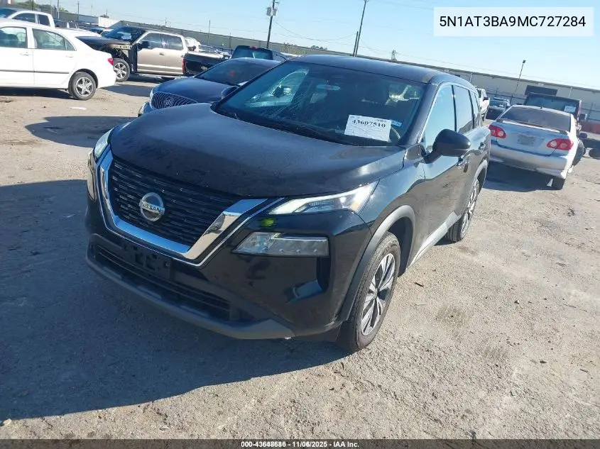5N1AT3BA9MC727284 2021 Nissan Rogue Sv Fwd