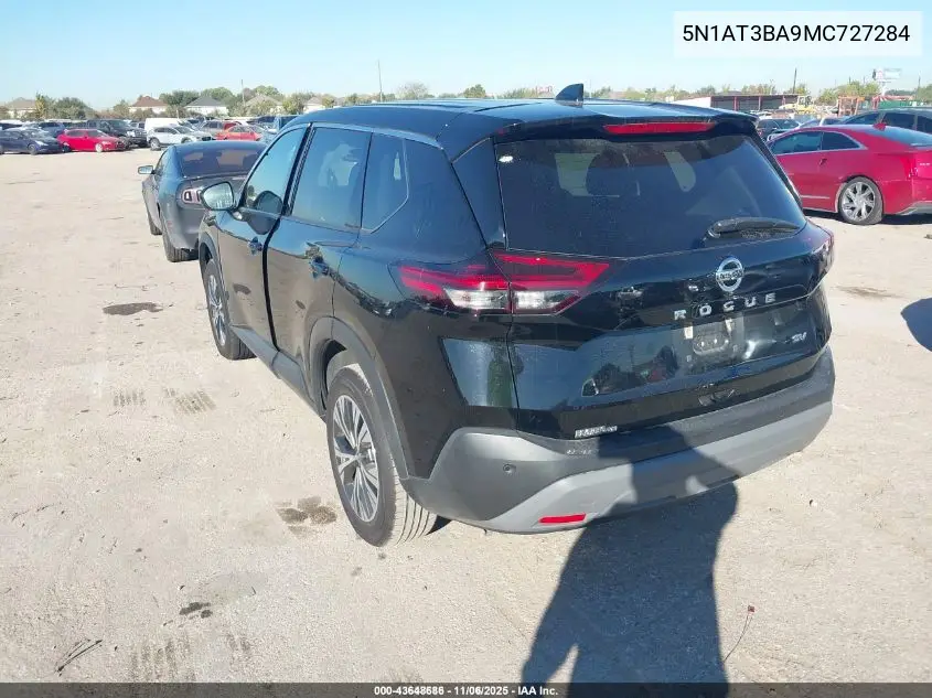 5N1AT3BA9MC727284 2021 Nissan Rogue Sv Fwd