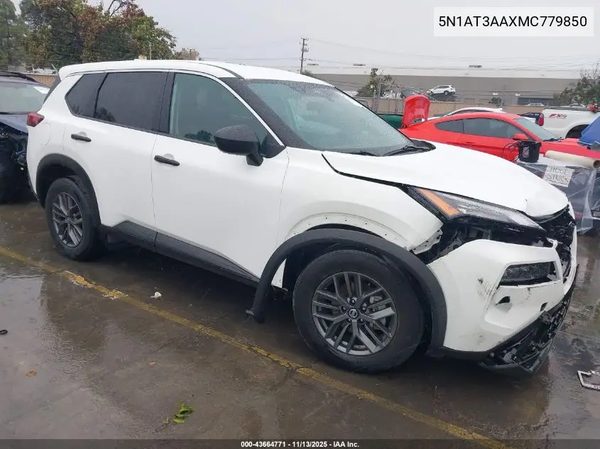 5N1AT3AAXMC779850 2021 Nissan Rogue S Fwd