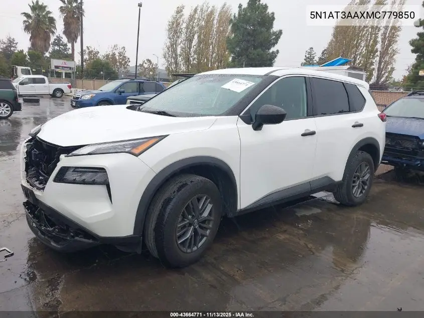 5N1AT3AAXMC779850 2021 Nissan Rogue S Fwd