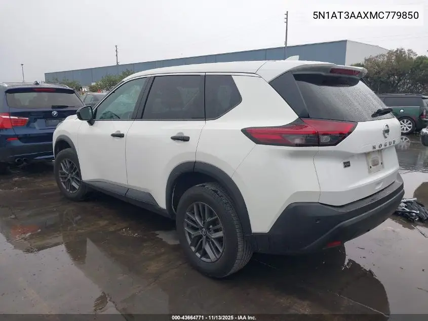 5N1AT3AAXMC779850 2021 Nissan Rogue S Fwd
