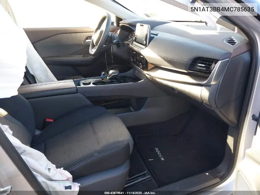 5N1AT3BB4MC785635 2021 Nissan Rogue Sv Intelligent Awd