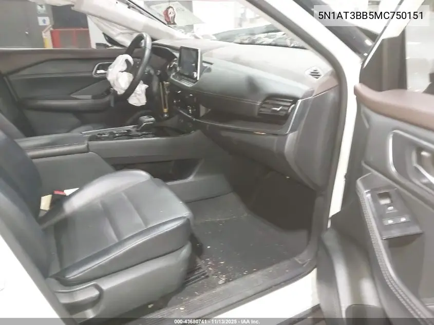 5N1AT3BB5MC750151 2021 Nissan Rogue Sv Intelligent Awd