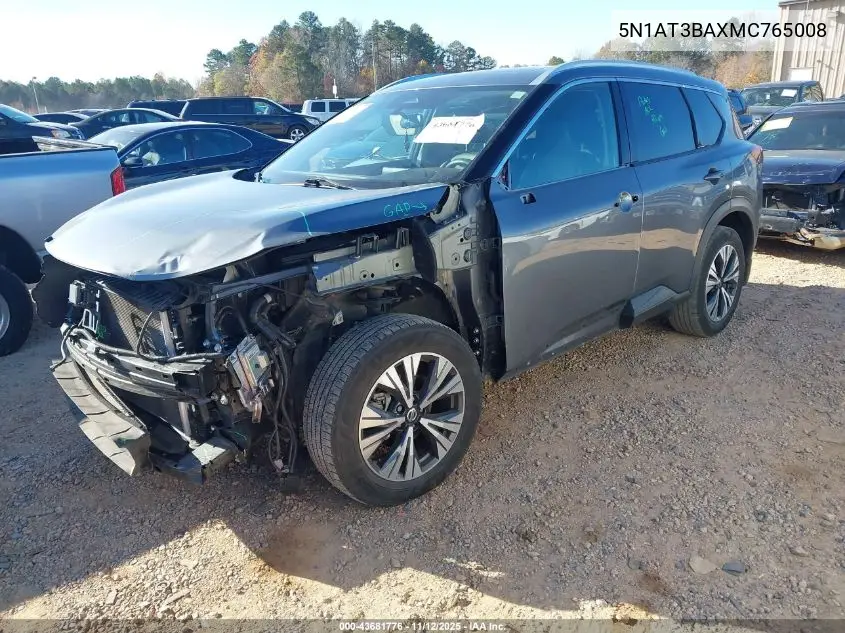 5N1AT3BAXMC765008 2021 Nissan Rogue Sv Fwd