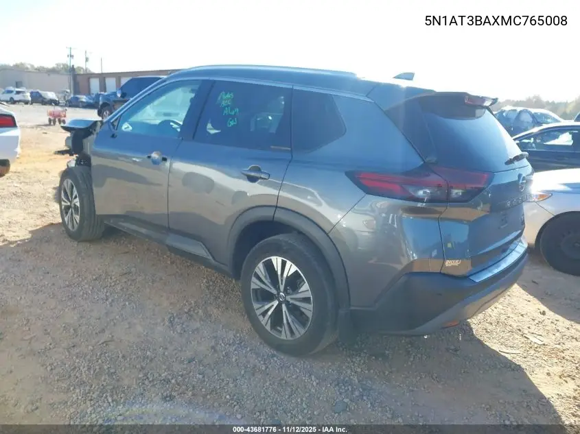 5N1AT3BAXMC765008 2021 Nissan Rogue Sv Fwd