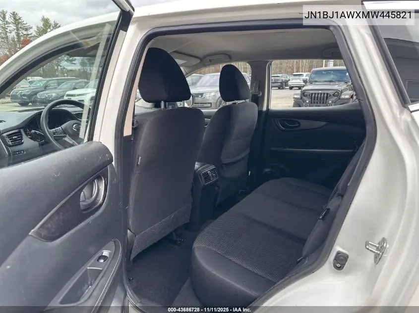 JN1BJ1AWXMW445821 2021 Nissan Rogue Sport S