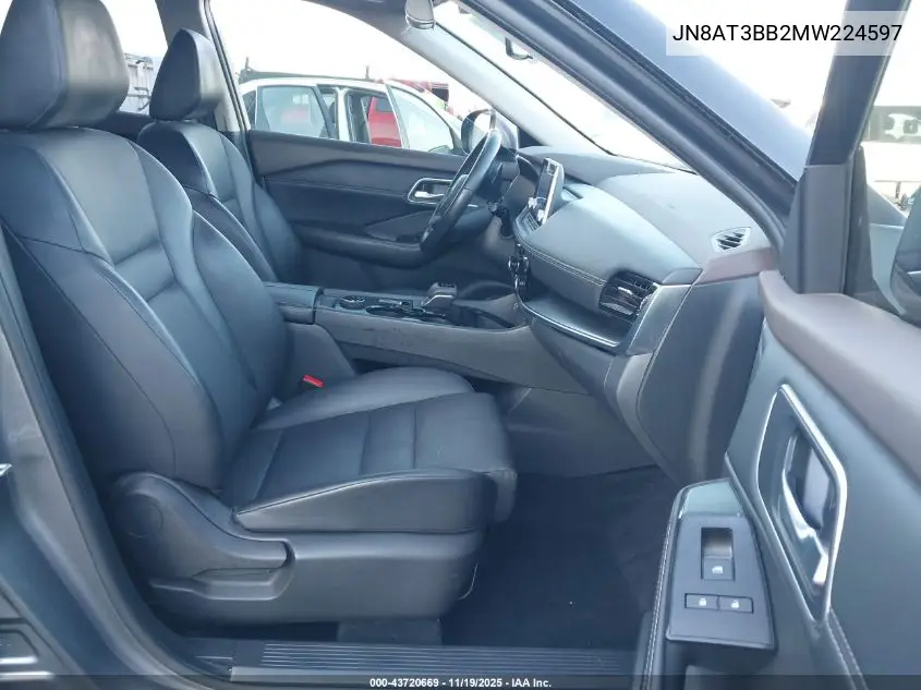 JN8AT3BB2MW224597 2021 Nissan Rogue Sv Intelligent Awd