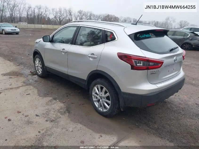 JN1BJ1BW4MW664255 2021 Nissan Rogue Sport Sv Awd Xtronic Cvt