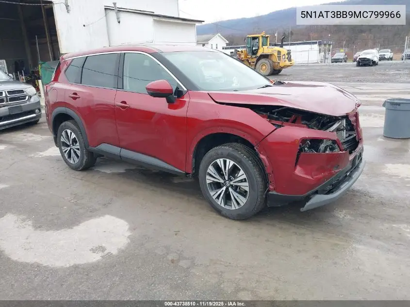 5N1AT3BB9MC799966 2021 Nissan Rogue Sv Intelligent Awd