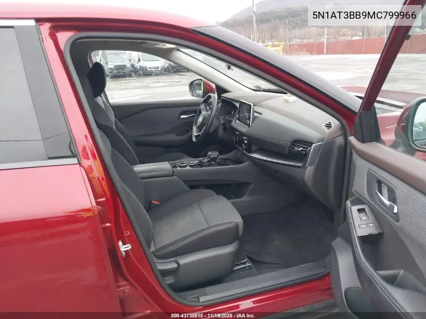 5N1AT3BB9MC799966 2021 Nissan Rogue Sv Intelligent Awd