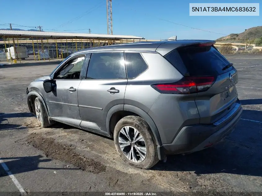 5N1AT3BA4MC683632 2021 Nissan Rogue Sv Fwd