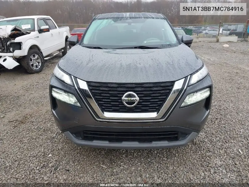 5N1AT3BB7MC784916 2021 Nissan Rogue Sv Intelligent Awd