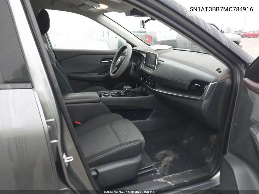 5N1AT3BB7MC784916 2021 Nissan Rogue Sv Intelligent Awd