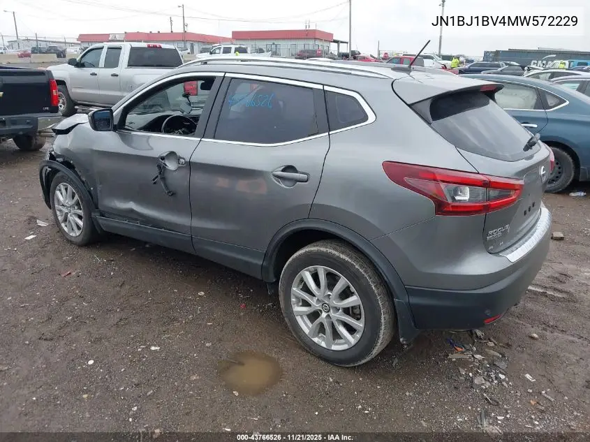JN1BJ1BV4MW572229 2021 Nissan Rogue Sport Sv Fwd Xtronic Cvt